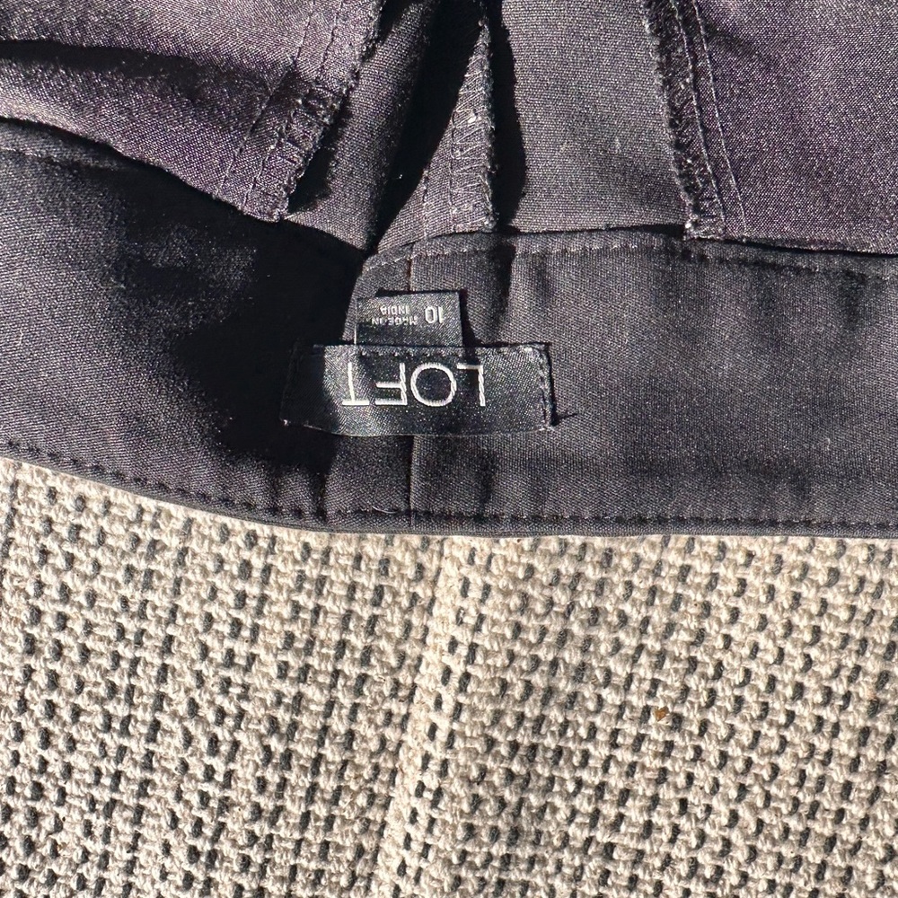 Like new black loft work pants
